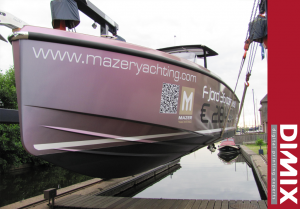 Boat wrap met GrafiWrap Colour Wave series - foto 4