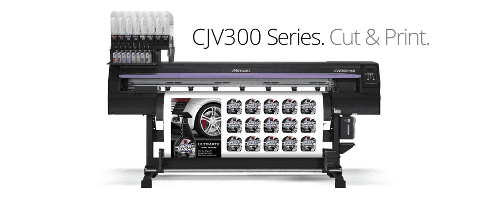 Mimaki CJV300-160 avec système d'encre en vrac MBIS