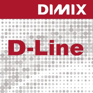 Dimix P8110, film d'impression coulé- blanc - adhésif transparent - rouleau 1370mm x 50m