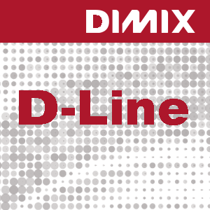 Dimix P8150, premium gegoten printfolie - wit - grijze lijm - rol 1370mm x 50m