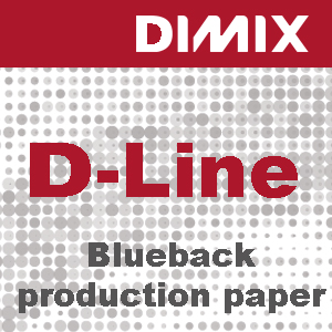 Papier d'impression d'impression D-Line à dos bleu