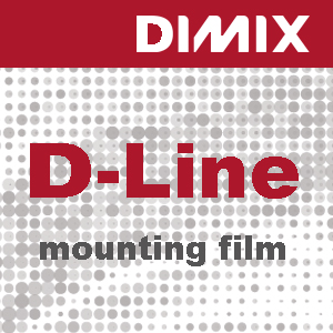 D-Line M80 - Ultra-clear Mounting Film - Rol 1550mm x 50m