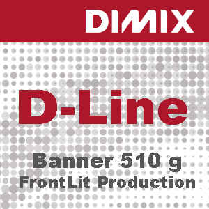 D-Line Frontlit Production FR - 510 g/m2 - gegoten pvc-spandoek - B1- Rol 760mm x 30m