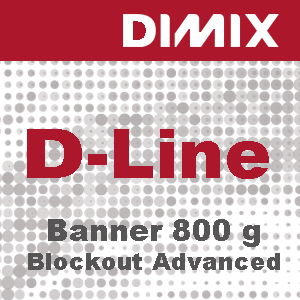 D-Line Blockout Advanced FR - 800 g/m2 - Bannière couléPVC - B1- Rouleau 1370mm x 30m