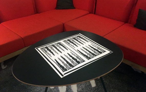 Mimaki JFX applicatie - bedrukking tafelblad Mimaki JFX applicatie - bedrukking tafelblad