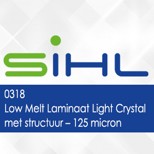 0318 - Sihl Low melt light crystal met structuur - 125 micron