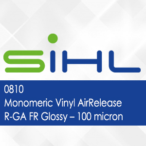 0810 - Sihl Monomeric Vinyl AirRelease R-GA FR Glossy - 100 micron