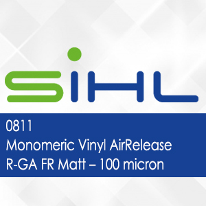 0811 - Sihl Monomeric Vinyl AirRelease R-GA FR Matt - 100 micron