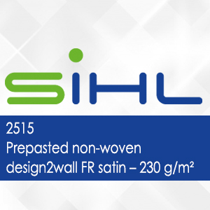 2515 - Prepasted non-woven design2wall FR satin - 230 g/m2