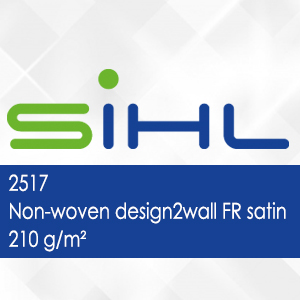 2517 - Non-woven design2wall FR satin - 210 g/m2