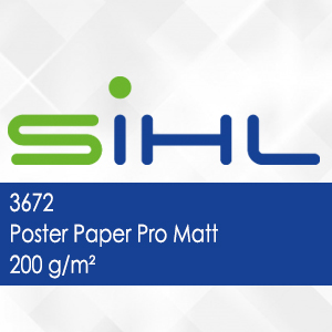 3672 - Papier pour affiches Pro Matt - 200 g/m2