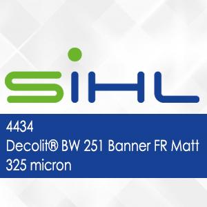 4434 - Decolit BW 251 Banner FR Matt - 325 micron