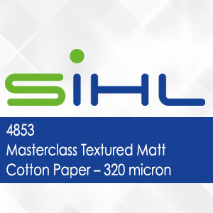 4853 - Masterclass Textured Matt Cotton Paper - 320 micron