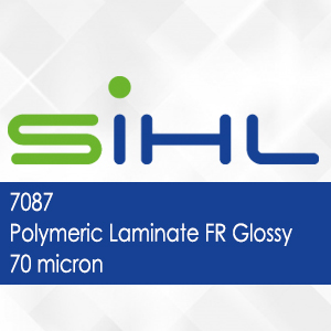 7087 - Sihl Polymeric Laminate FR Glossy - 70 micron