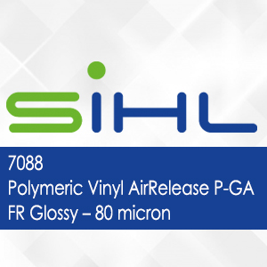 7088 - Sihl Vinyl Polymeric AirRelease P-GA FR Brillant - 80 micron