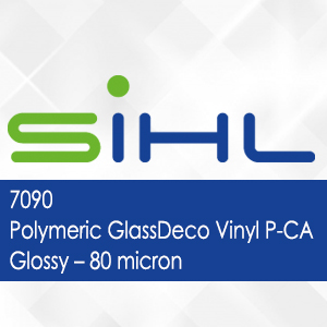 7090 - Polymeric GlassDeco Vinyl P-CA Glossy - 80 micron