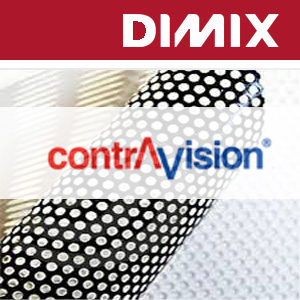 ContraVision Performance Blanc sur Noir - film de vision unidirectionnel - 30% de transparence - Rouleau 1370mm x 10m
