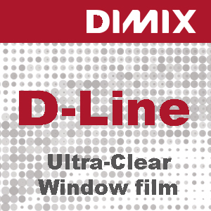 D-Line Ultra Clear window film - Glanzend - Glasheldere PVC-film - Rol 1524mm x 50m