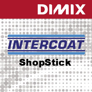 P4280 - Intercoat 1441 R3xG - Film d'impression blanc mat ShopStick - Adhésif gris amovible avec conduits d'air