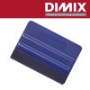 STRSG-10 x 7cm - blauwe kunststofrakel met vilt