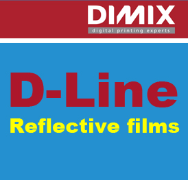 D-Line 8512 Reflective Blue - 1220 mm, rol 45.7 m