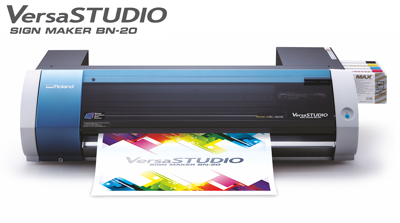 Roland VersaSTUDIO BN20(A) Desktop Inkjet Printer/Snijplotter » Dimix