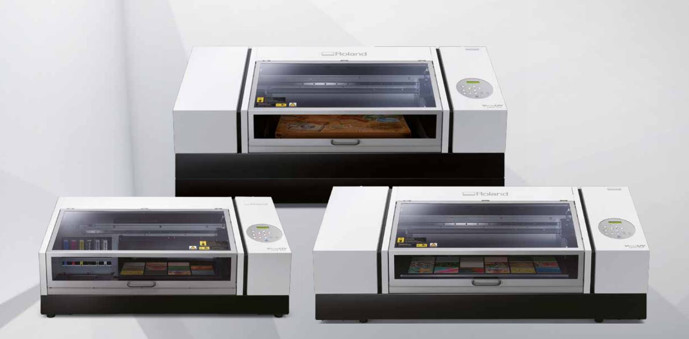Roland VersaUV LEF2200, LEF2300 en LEF2300D desktop flatbed leduv