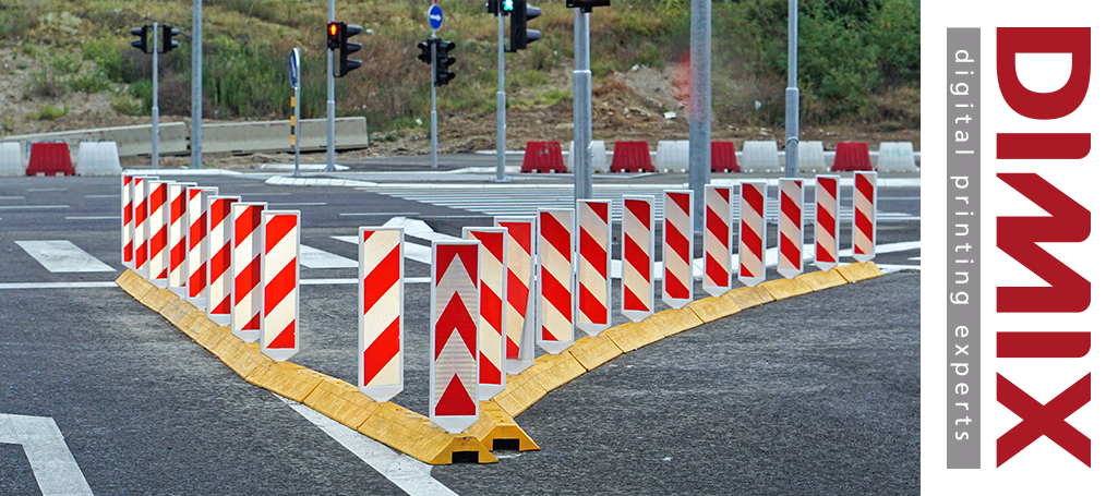 autocollant de signalisation - bande réfléchissante - rouge et blanc -  bande de sécurité réfléchissante pour voiture - avertisseme